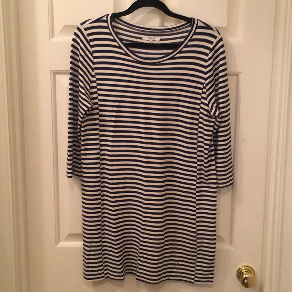 Madewell Stripe Shift Dress